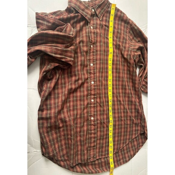 Ralph Lauren Button Up Classic Fit Shirt Womens Size Large Plaid - Picture 10 of 10